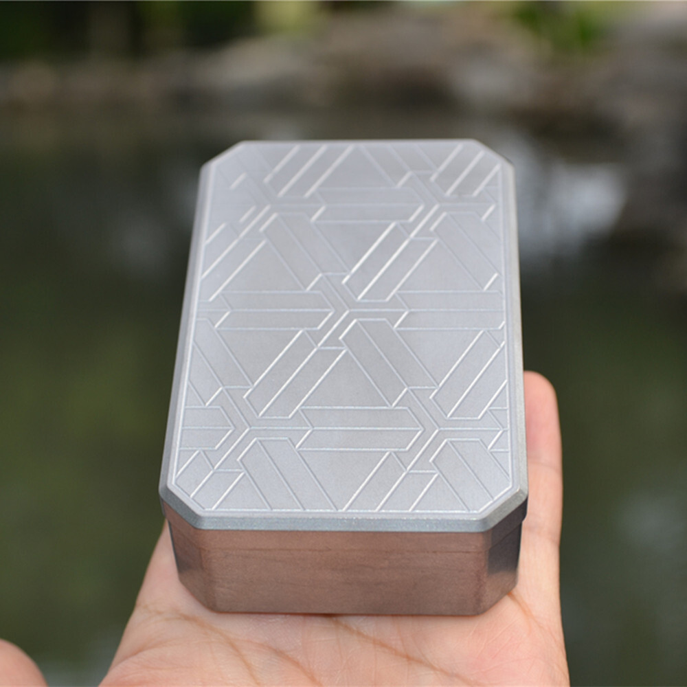 Titanium Alloy Storage Box Medicine Box Outdoor Travel Portable Sealed Box