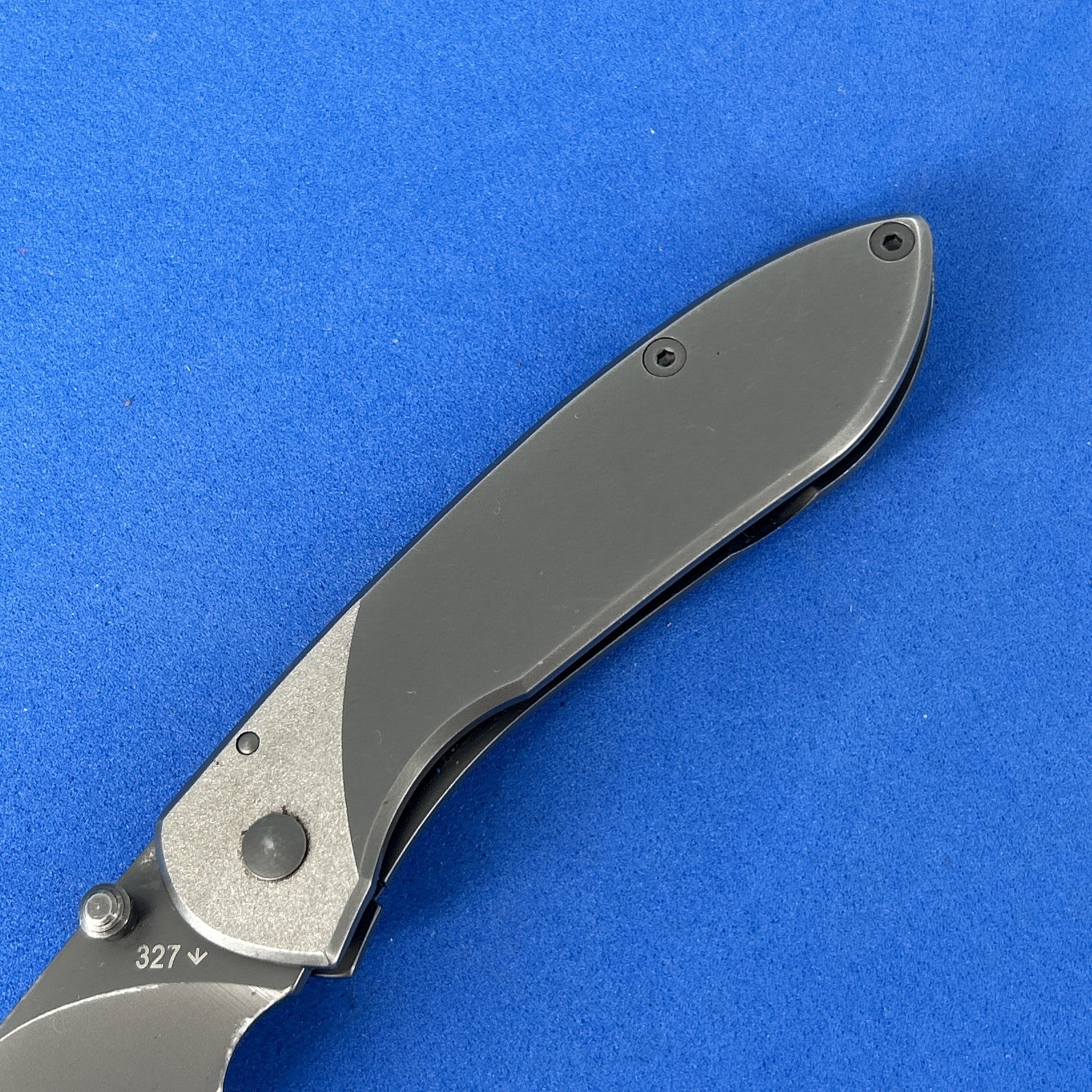 Buck 327 Nobleman Stainless STEEL Linerlock Folding Pocket KNIFE-Great condition