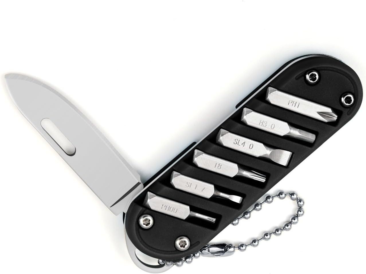 The Compact EDC Pocket Knife Multitool | 7-In-1 Keychain Companion for Quick Fix