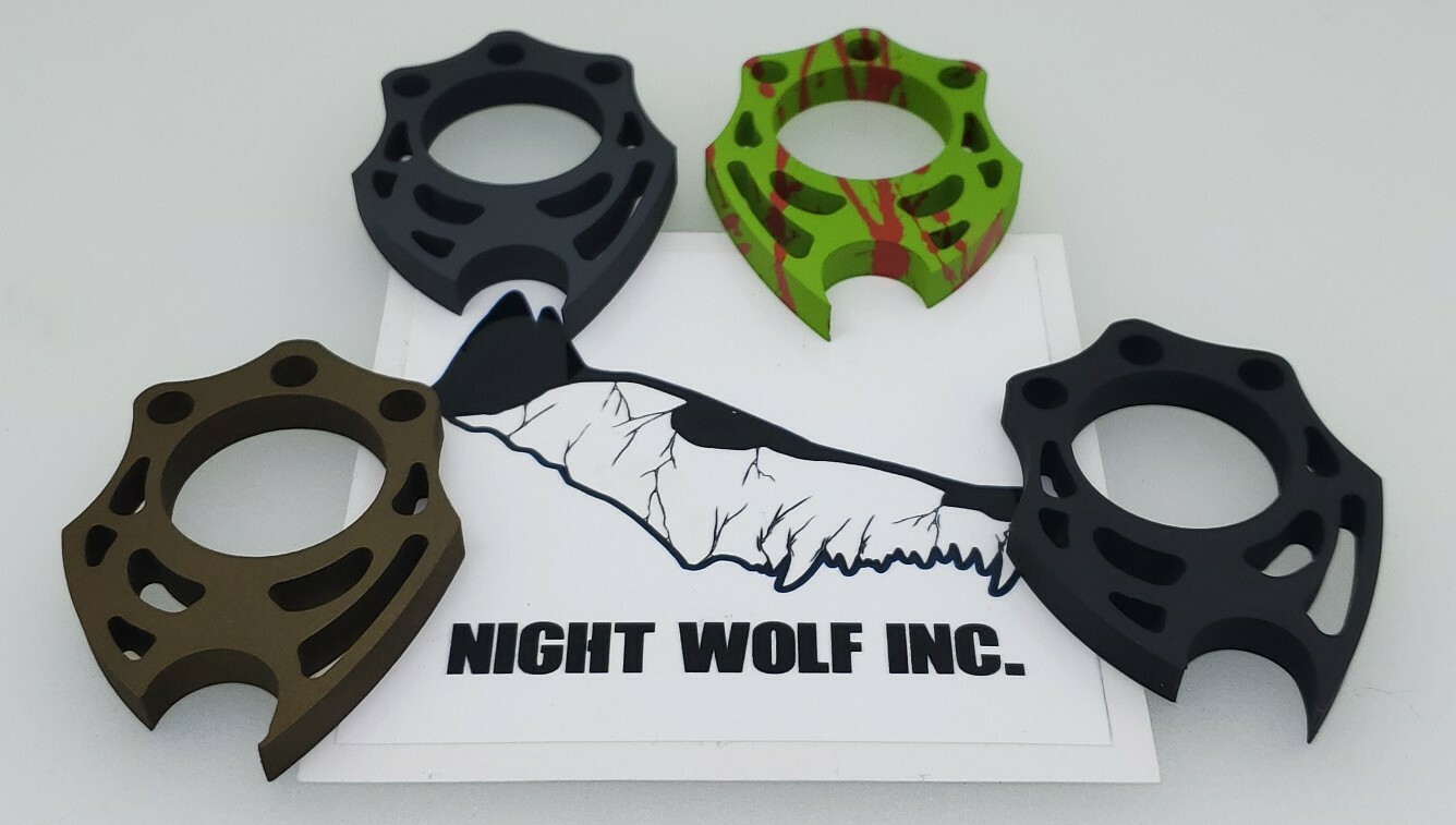 Nightwolf USA Carbon Steel EDC Tool cerakote Tactical Predator 🇺🇸 CNC 4140