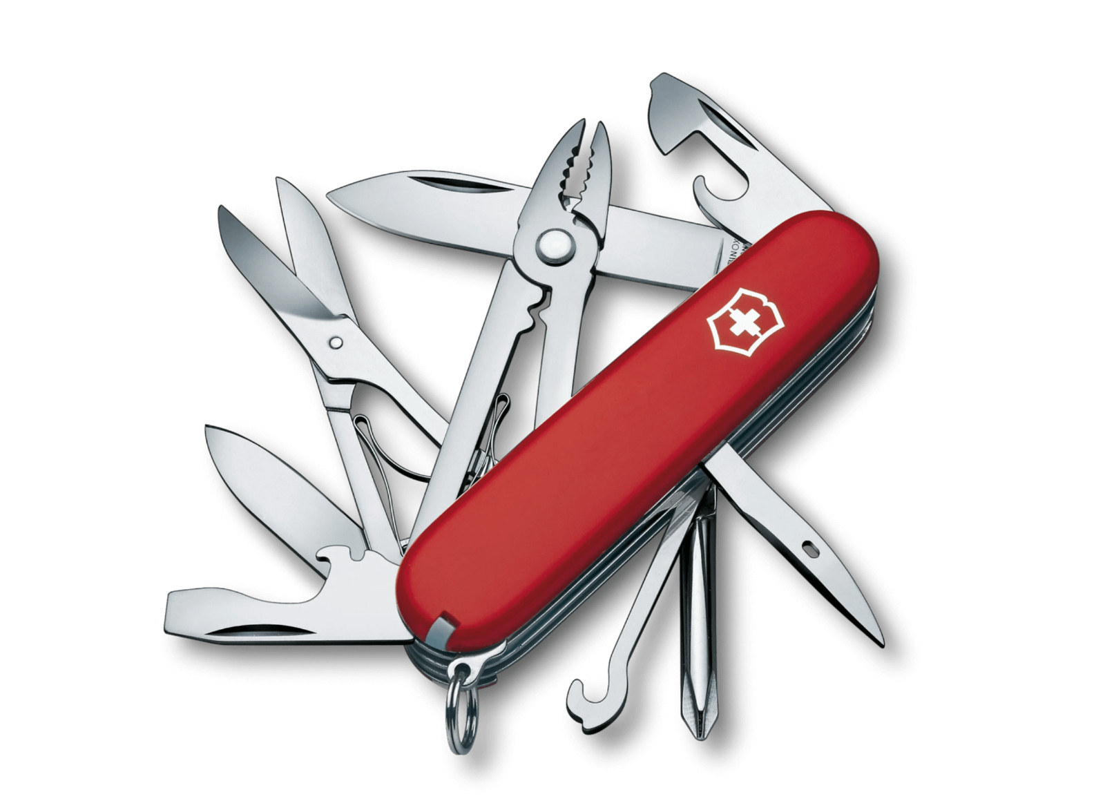 Victorinox Swiss Army Original Knife Red Deluxe Tinker 1.4723, New In Box