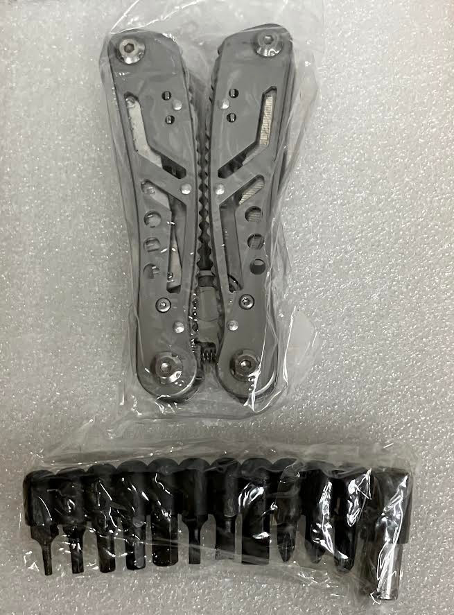 Multi Tool Pliers Stainless Steel 24-in-1 Multipurpose Pocket Tool Portable NIB