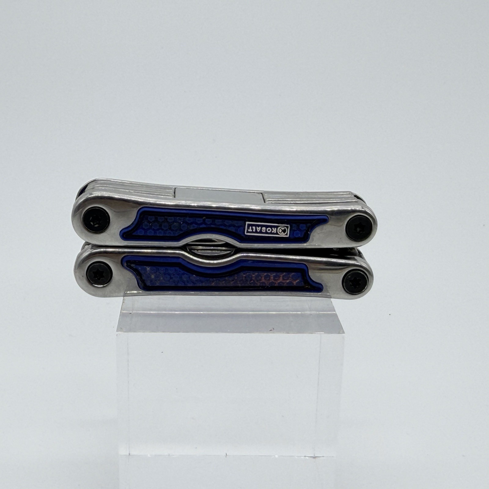 Kobalt Mini Multi-Tool Pliers 3″ Folding Pocket Tool 13-in-1 Blue Handcrafted