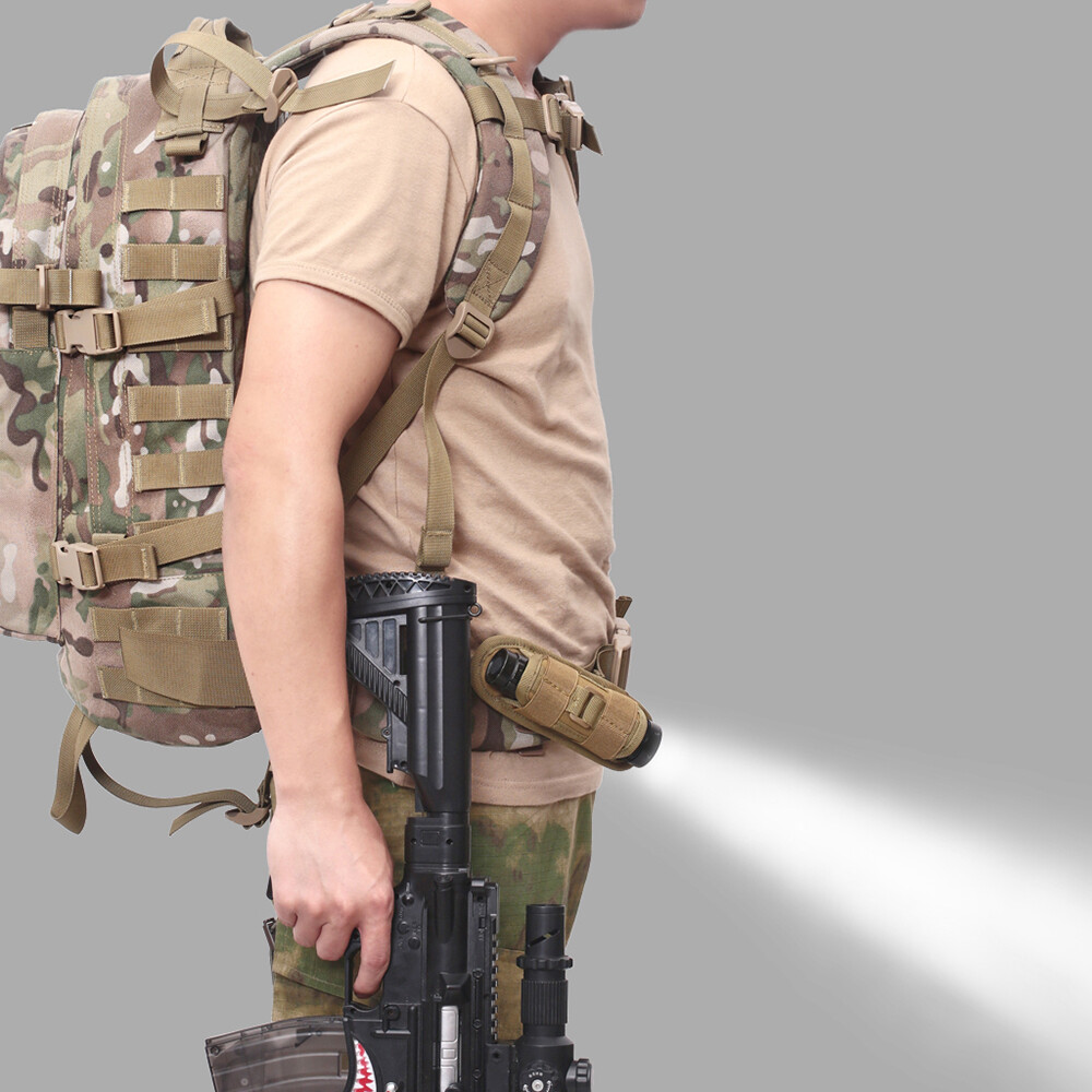 360° Rotatable Multifunctional Flashlight Case Universal Outdoor Pouch