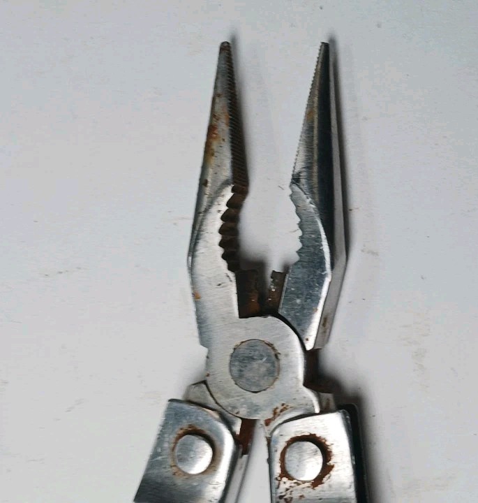 Great Neck Stainless Steel Multi Tool Pliers Knife Saw Screwdrivers Vintage