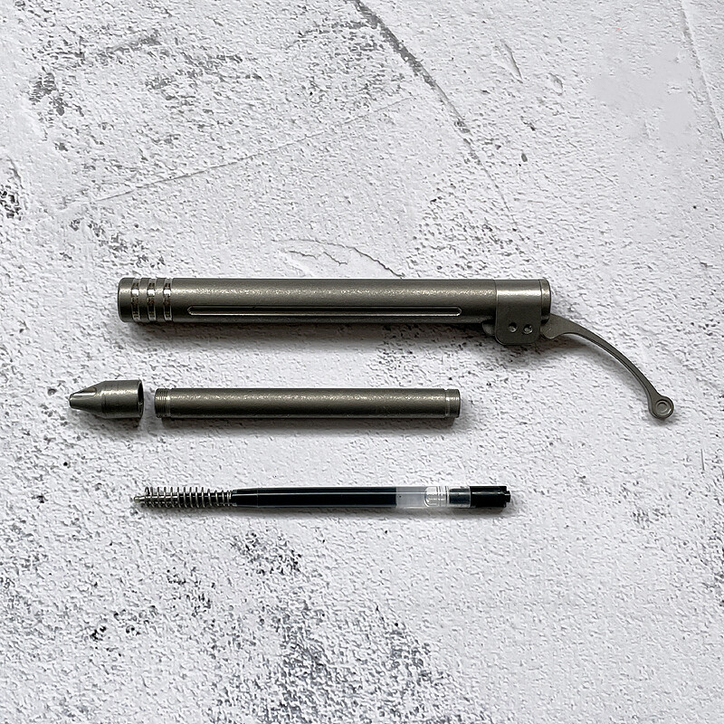 Titanium Alloy Siphon Pen Tactical Signature Pen Office Student Stationery Gifts