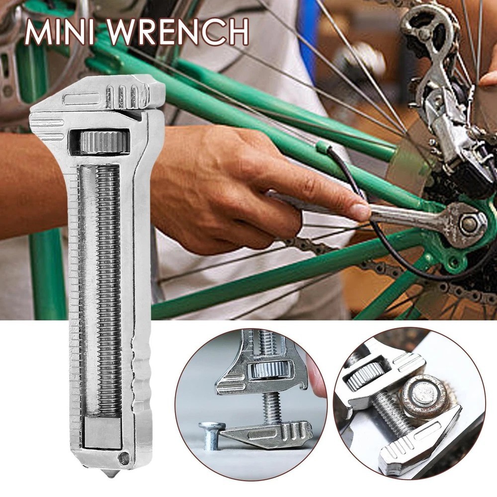 Alloy Wrench Mini Bottle Opener EDC Tool Multitool Compact Multi Tool New 1 PCS