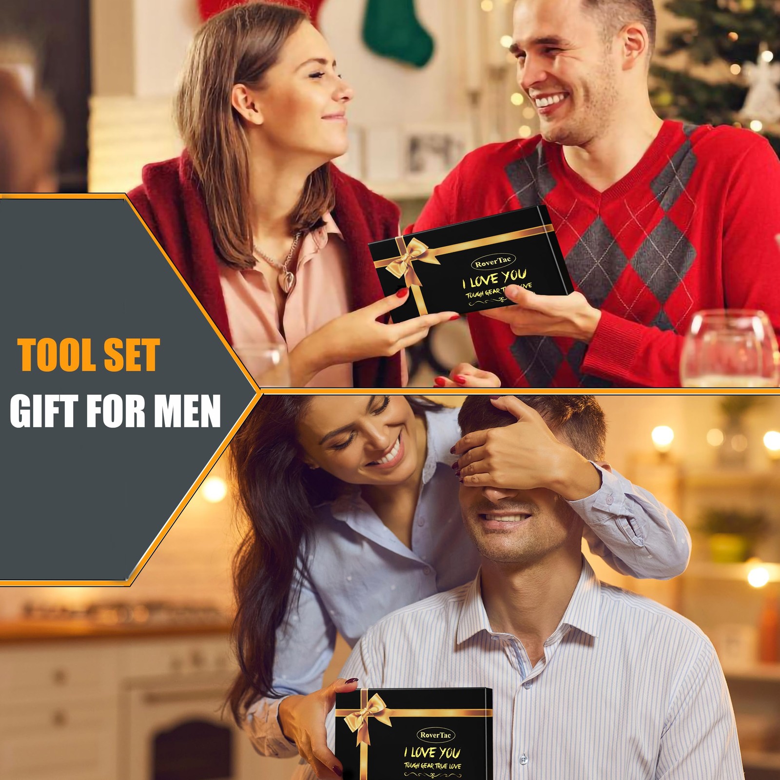 Multitool Knife Set, Gifts for Husband, Boyfriend, Dad, 15in1Multitool Fair…