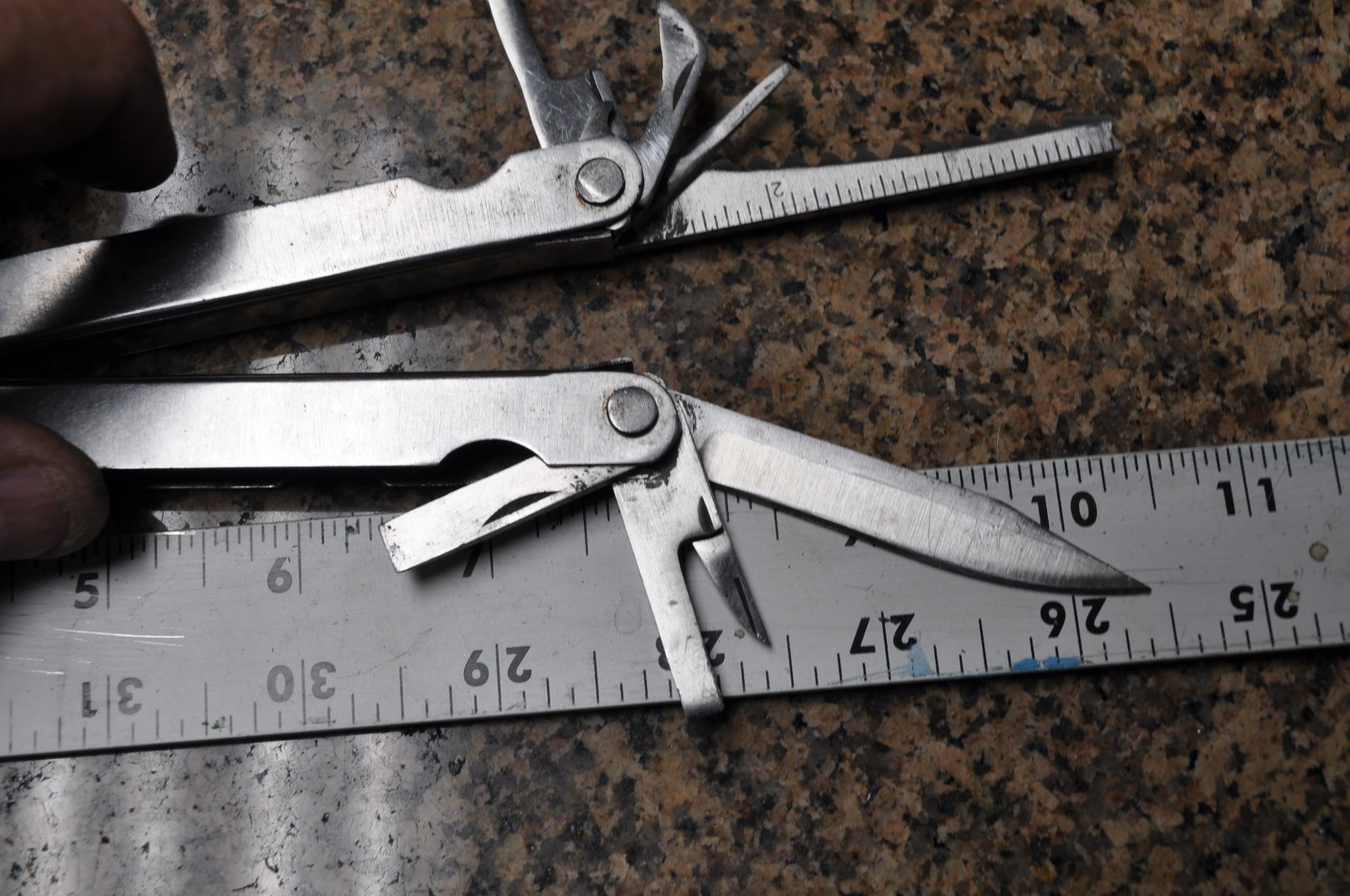 Vintage Great Neck Multi Pocket Tool 9 in 1, all stainless used see pictures