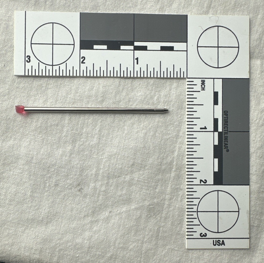 Vintage Brookstone Credit Card Size Multi Tool Knife Scissors File Tweezers Red
