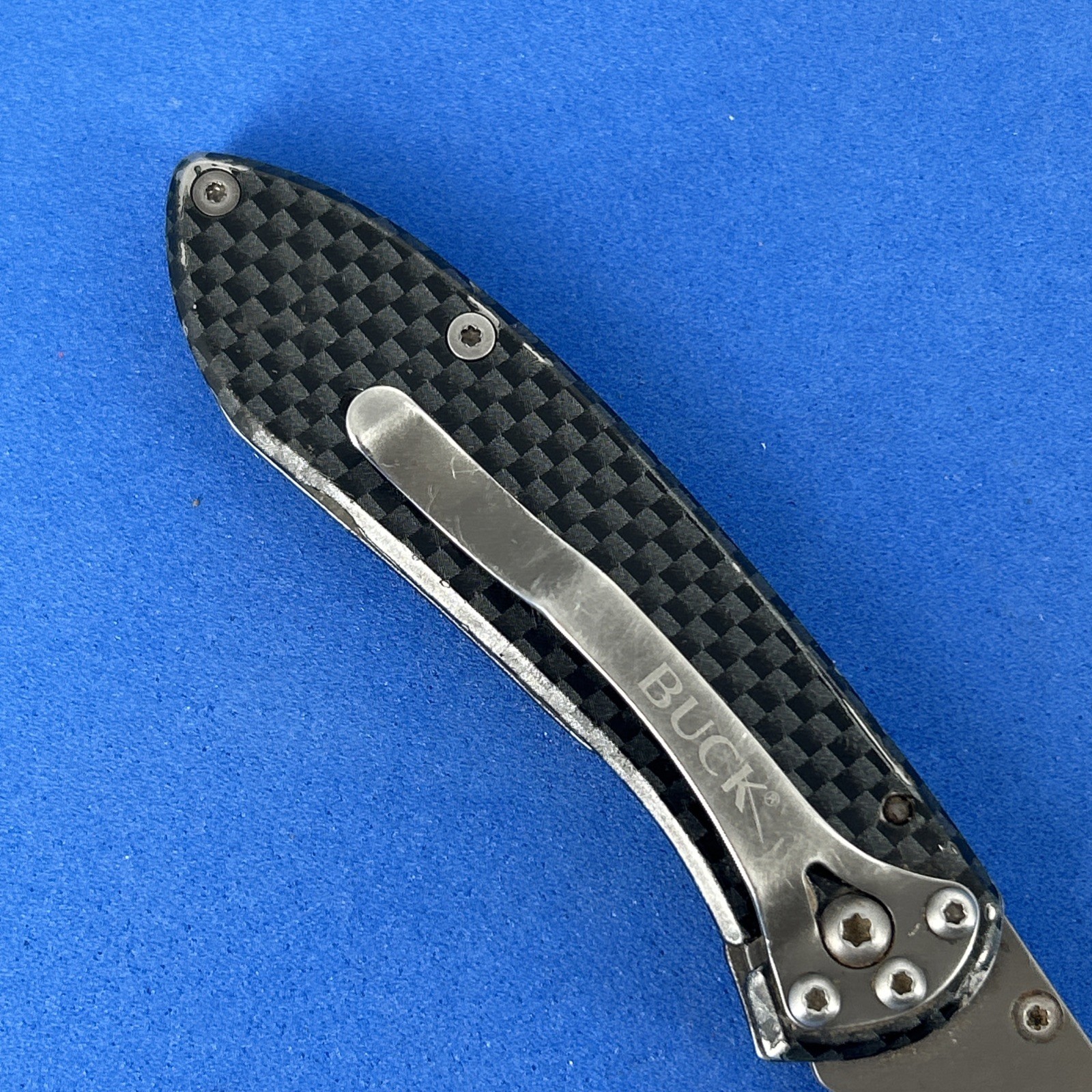 Buck 327 Nobleman Stainless STEEL Linerlock Folding Pocket KNIFE