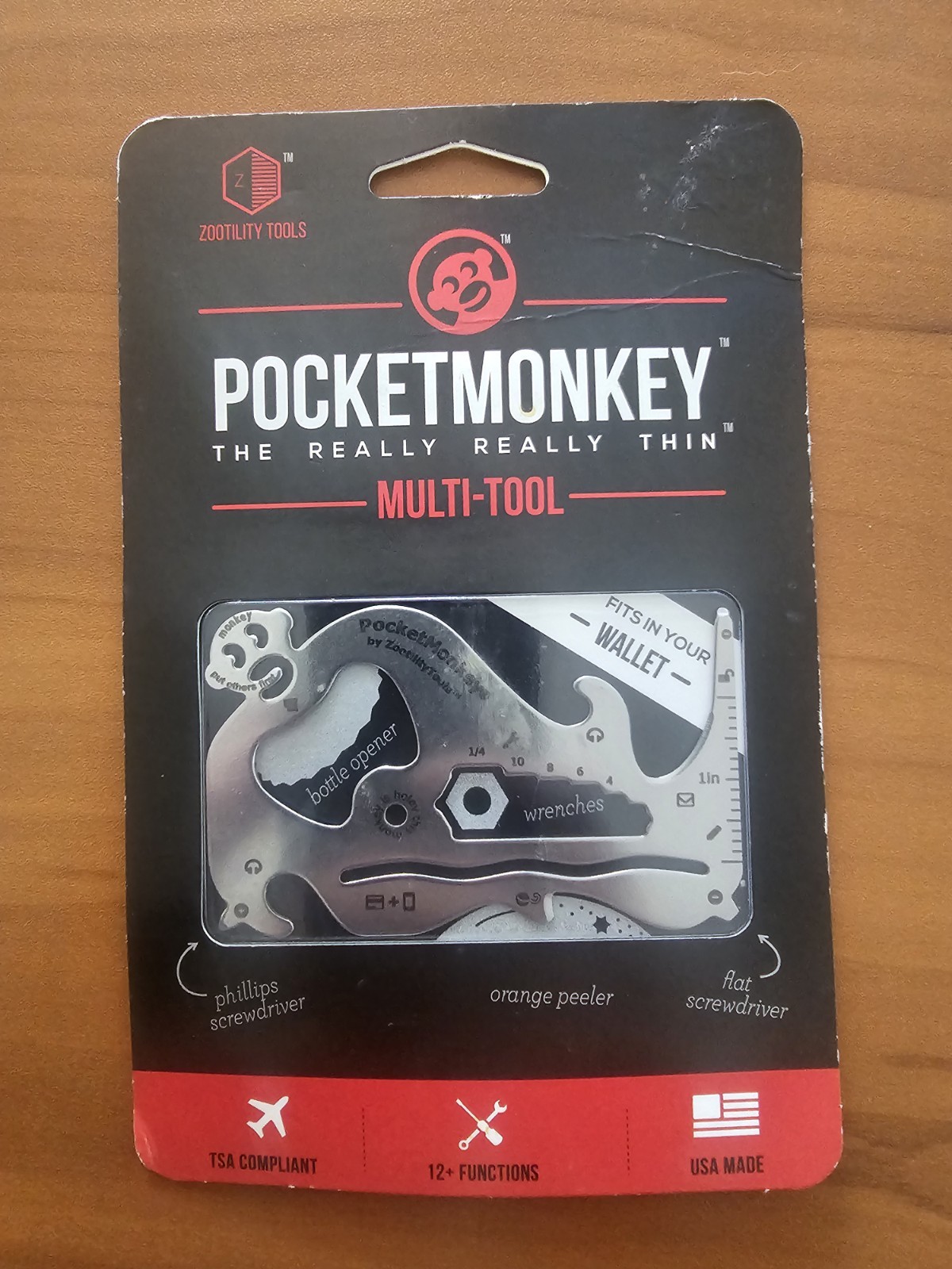 Zootility Tools PocketMonkey Multi-tool. New, In Package.