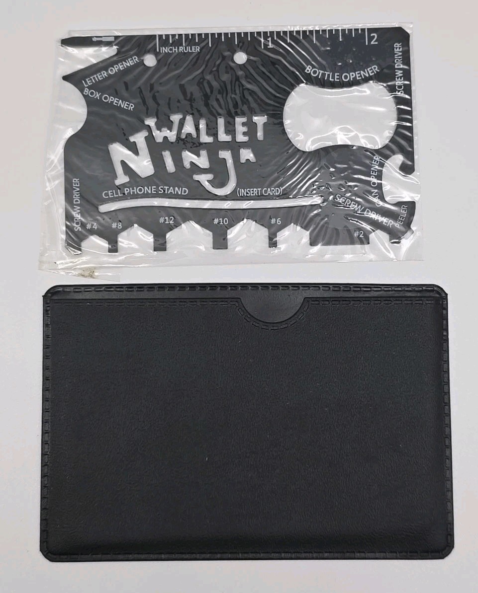 Original Wallet Ninja 18-in-1 Credit Card Multi-tool – Pocket EDC Tool Card