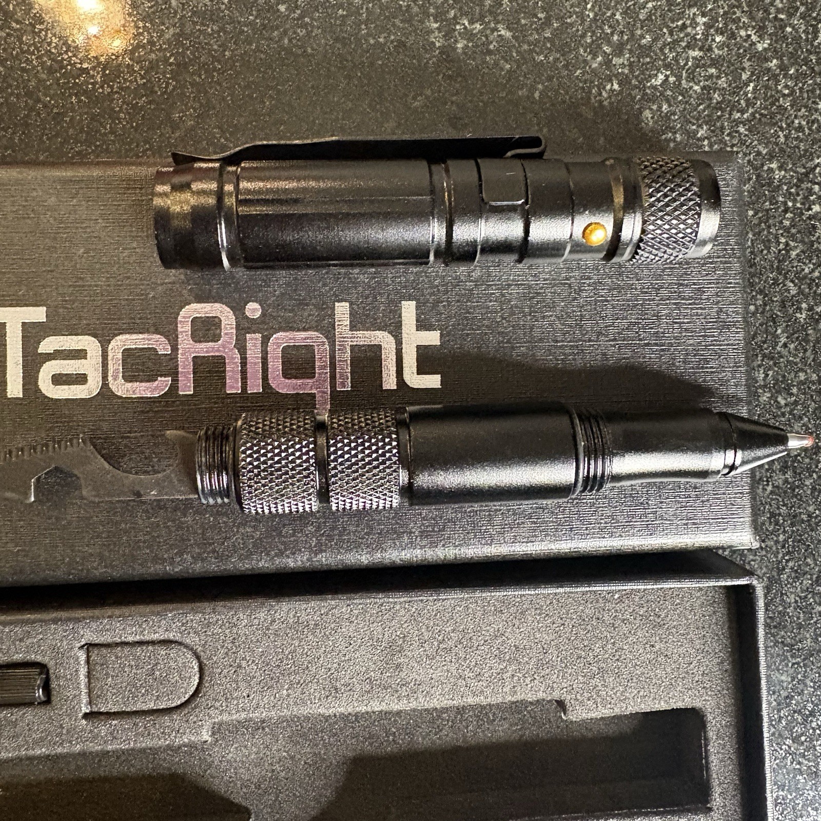 6-in-1 Tactical Pen Flashlight Glass Breaker EDC Survival Tool Multitool