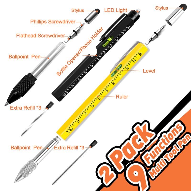 9 In 1 Multitool Pen Set Gifts For Men Boyfriend Husband Anniverary