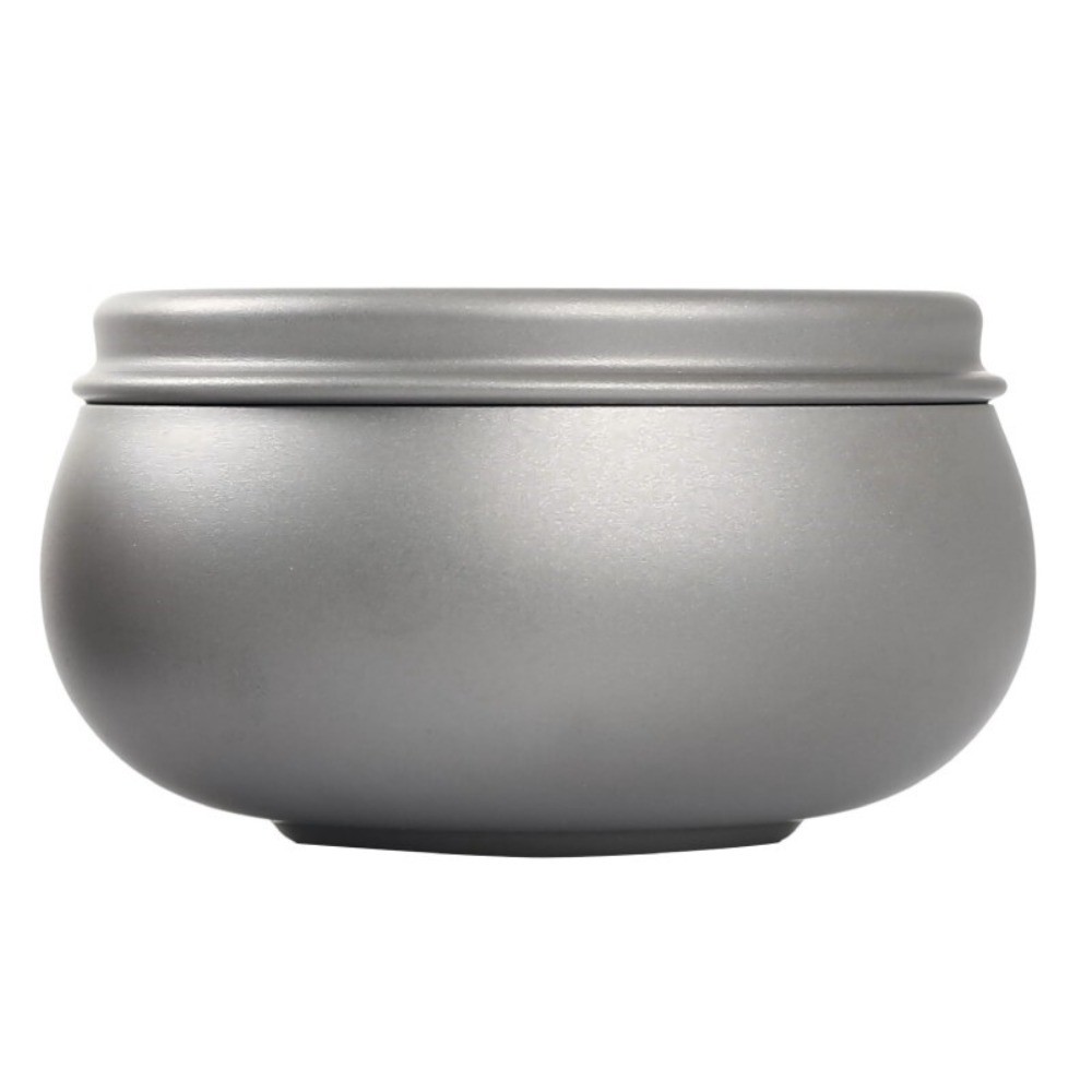Pure Titanium Waterproof Container Can Pill Case Holder Box Tea Storage Jar EDC