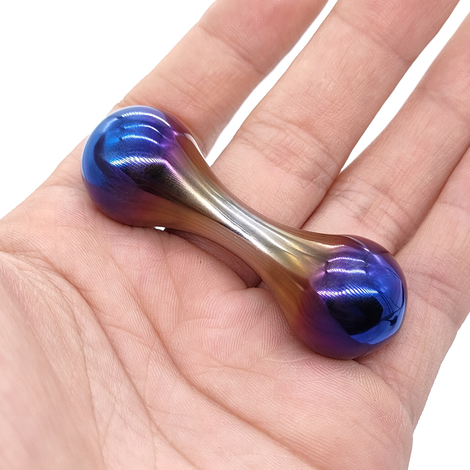 EDC Solid Titanium Decompression Finger Top Begleri Skill Stress Knucklebone Toy