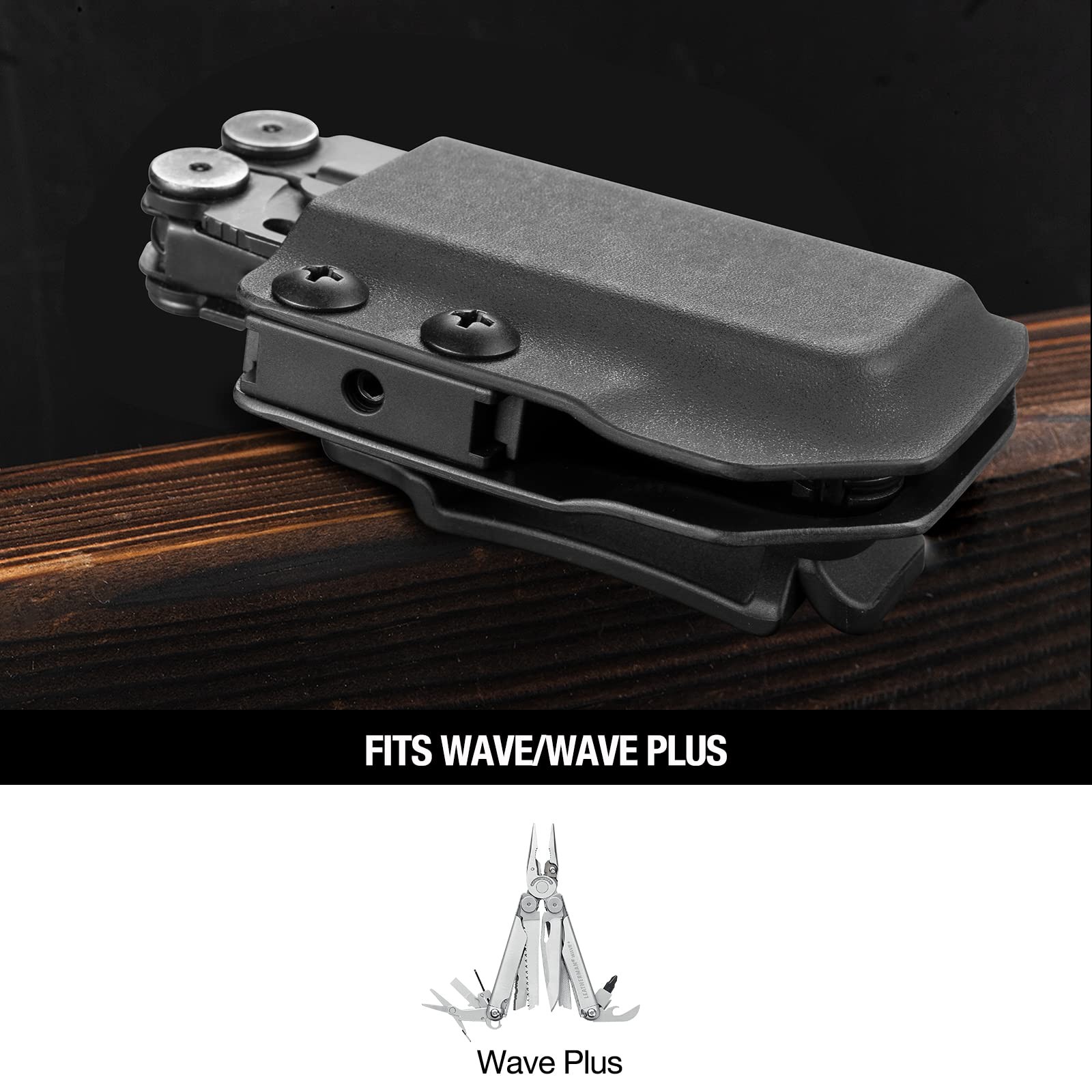 Kydex Multitool Sheath for Leatherman Wave & Plus, Fits Wave Plus, MultiTool …