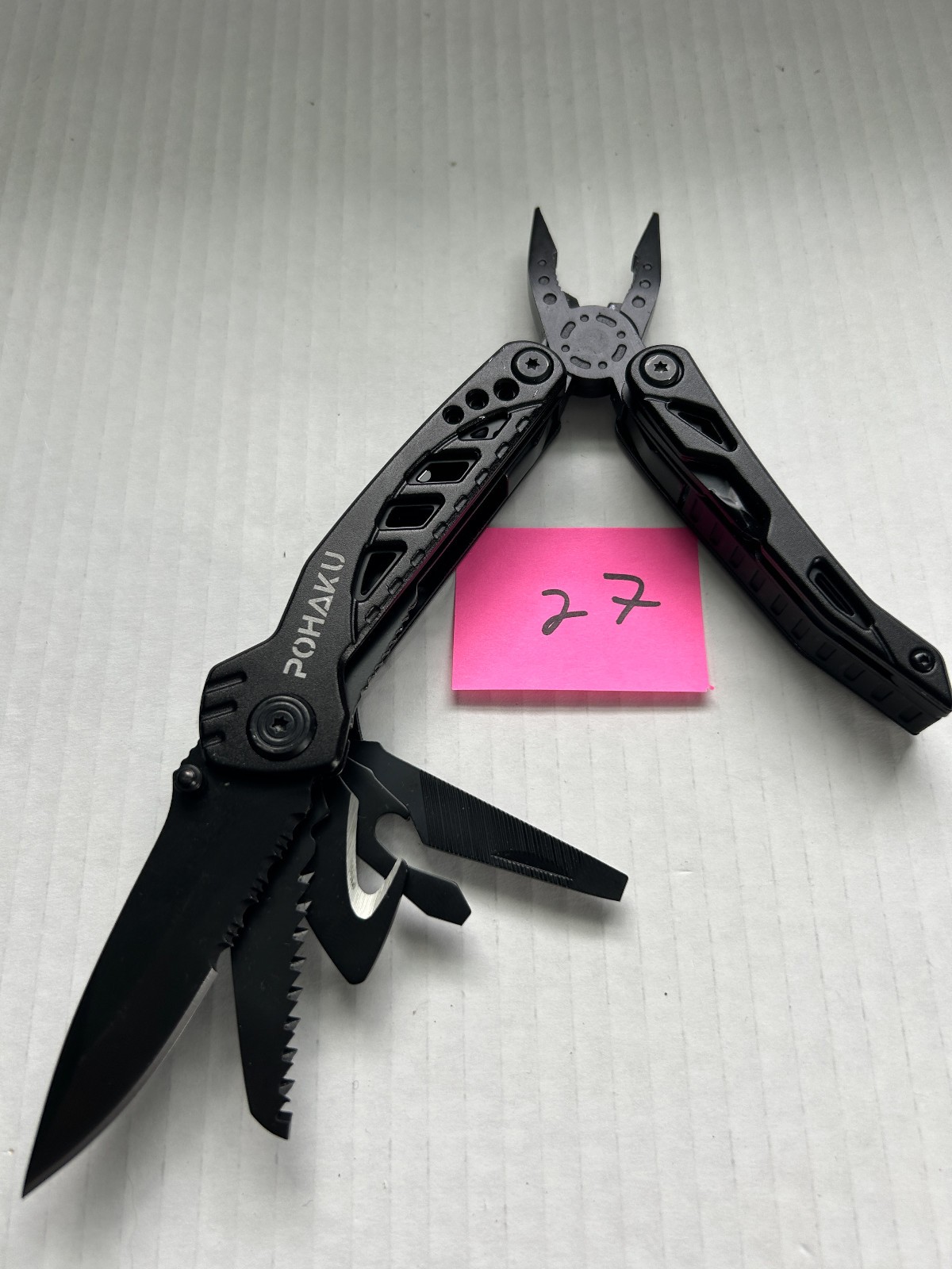 Pohaku Multi Tool with belt holder