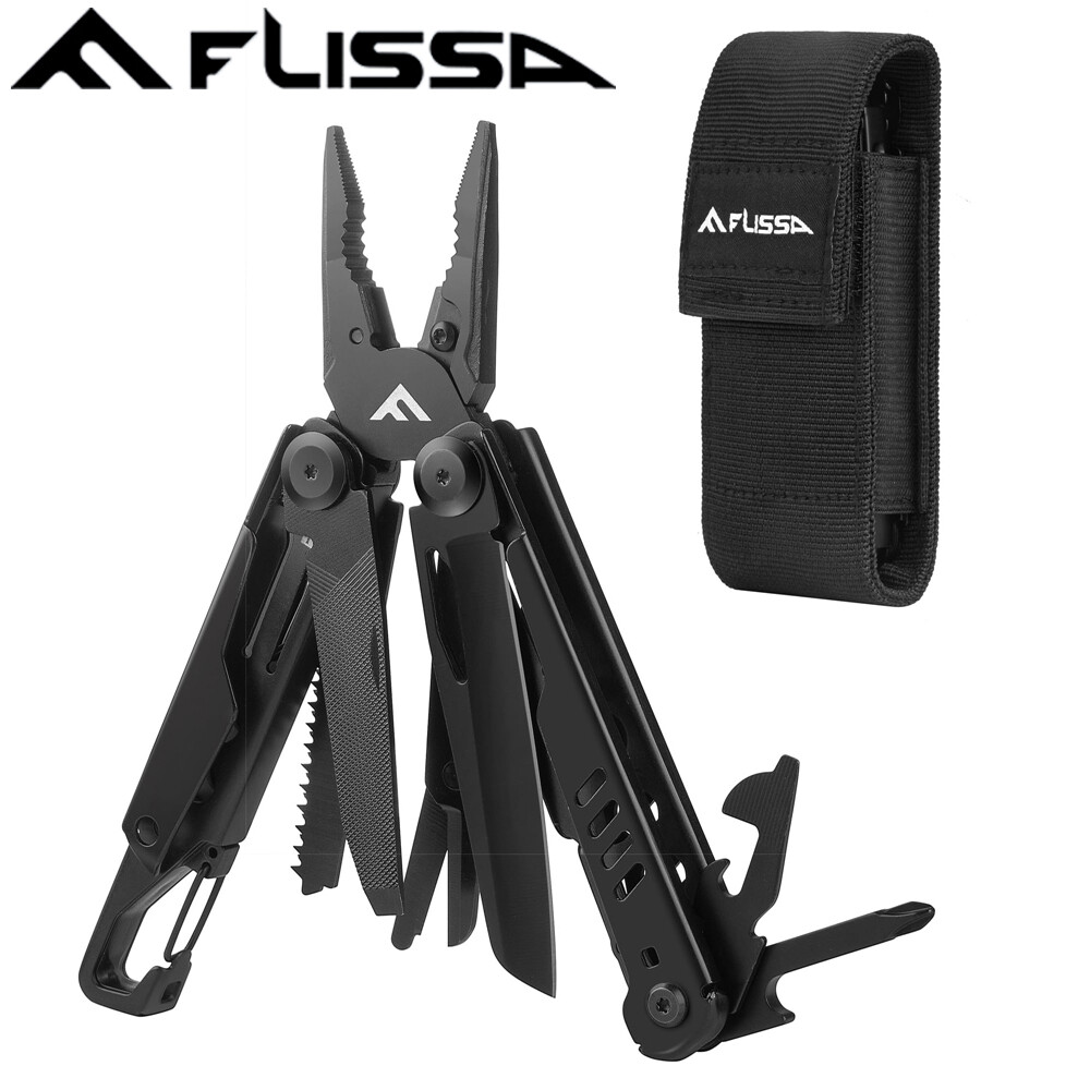15 In 1 Multi Tool Pliers Portable Outdoor Survival Compact Folding Pocket Knife