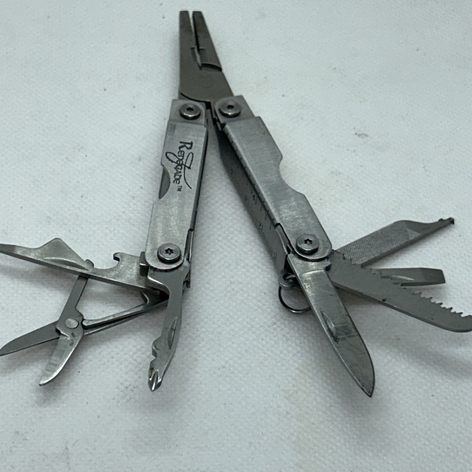 Renegade Multi-Tool Stainless Steel Extra Thin Pliers Ruler Fishing Camping EDC