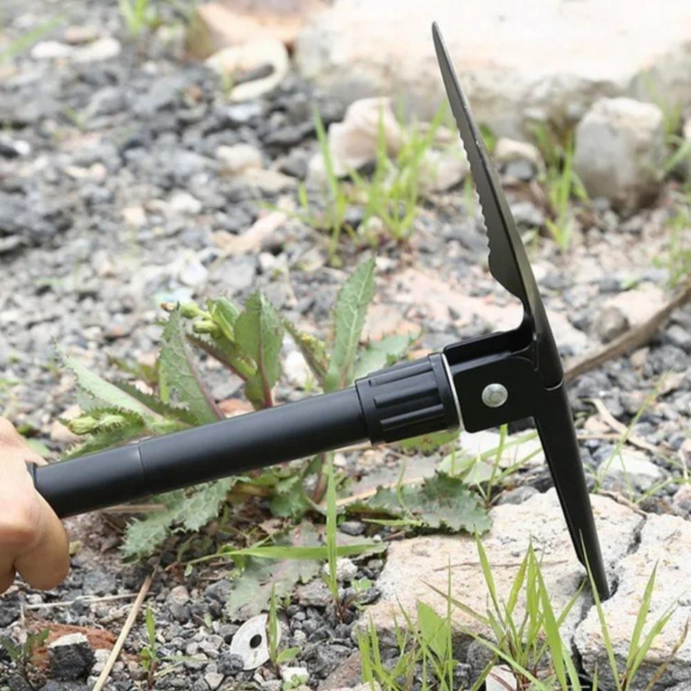 Military Folding Shovel Multifunction Camping Fishing Outdoor Pickaxe Tool