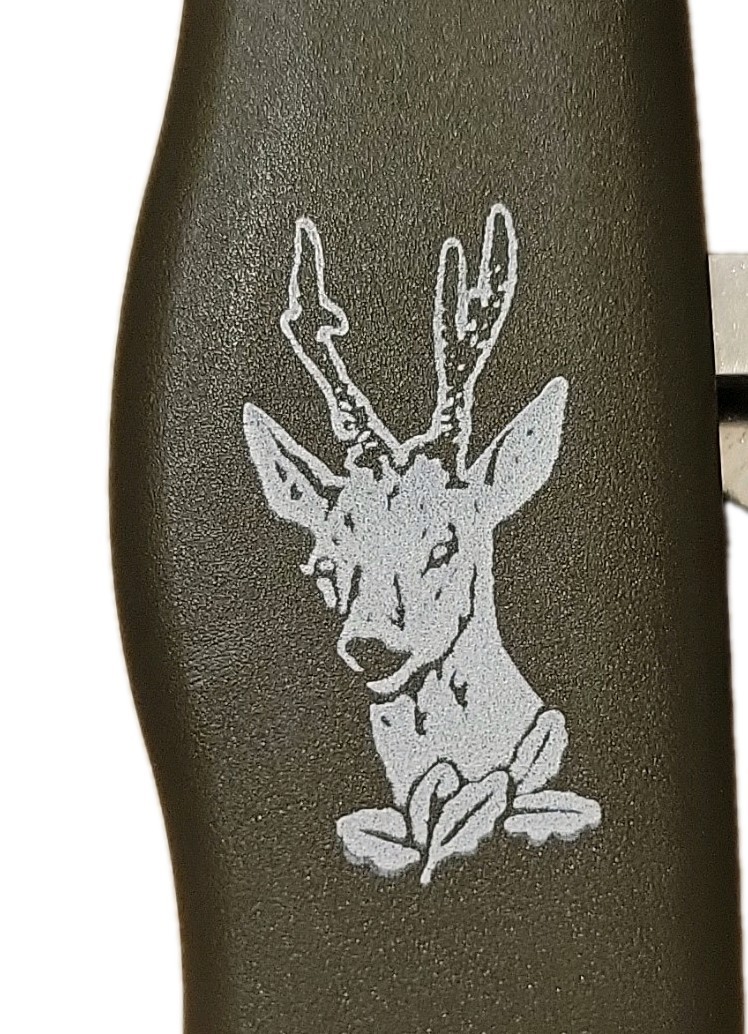 Victorinox Hunter Swiss Army Knife Olive Drab 0.8873.4 W/Sheath Great Condition