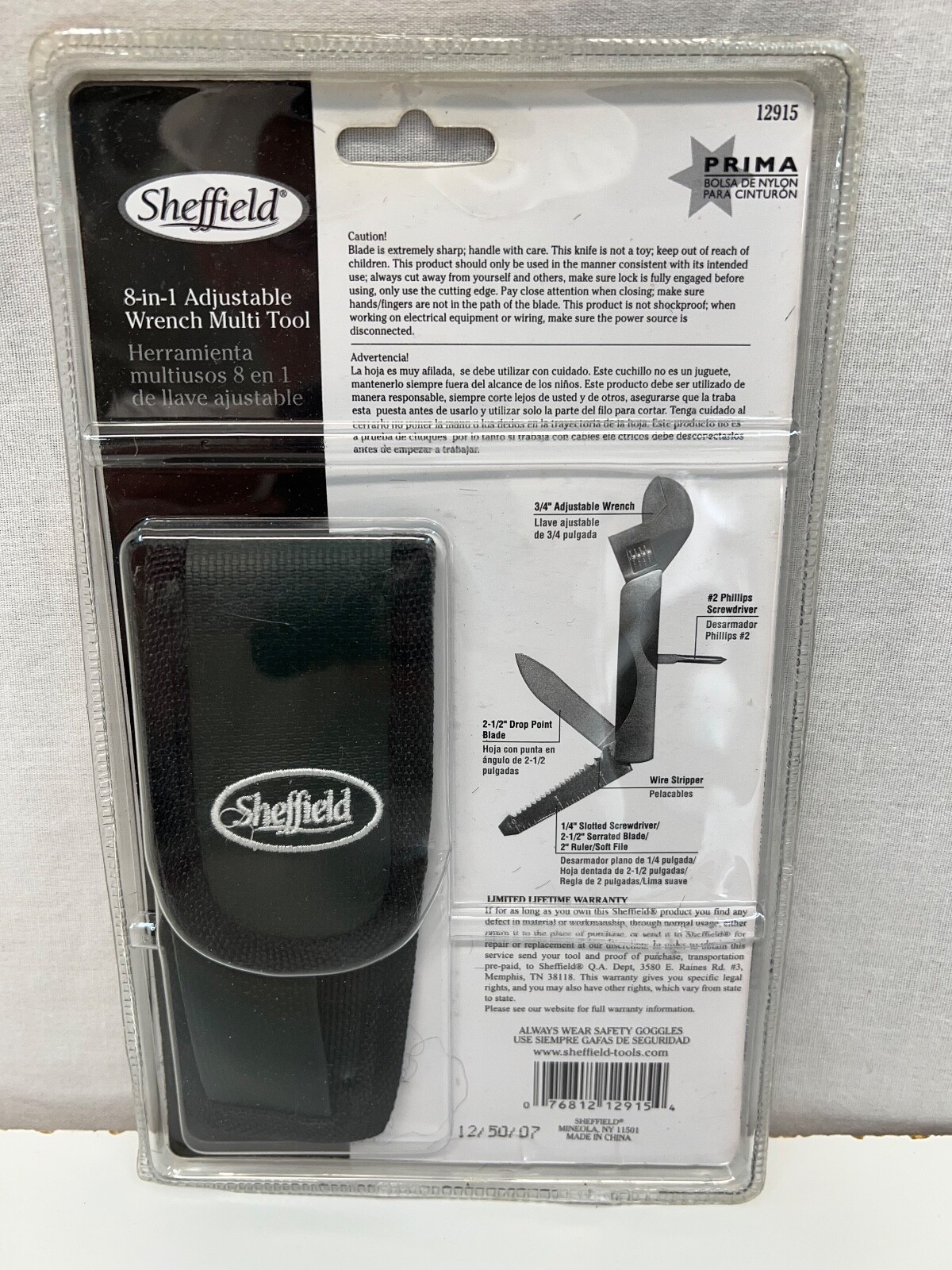 The Wrench 8 Function Multi Tool Sheffield New