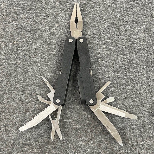 Lot Of 2 Multi Tool Pliers With 8 Tools Black