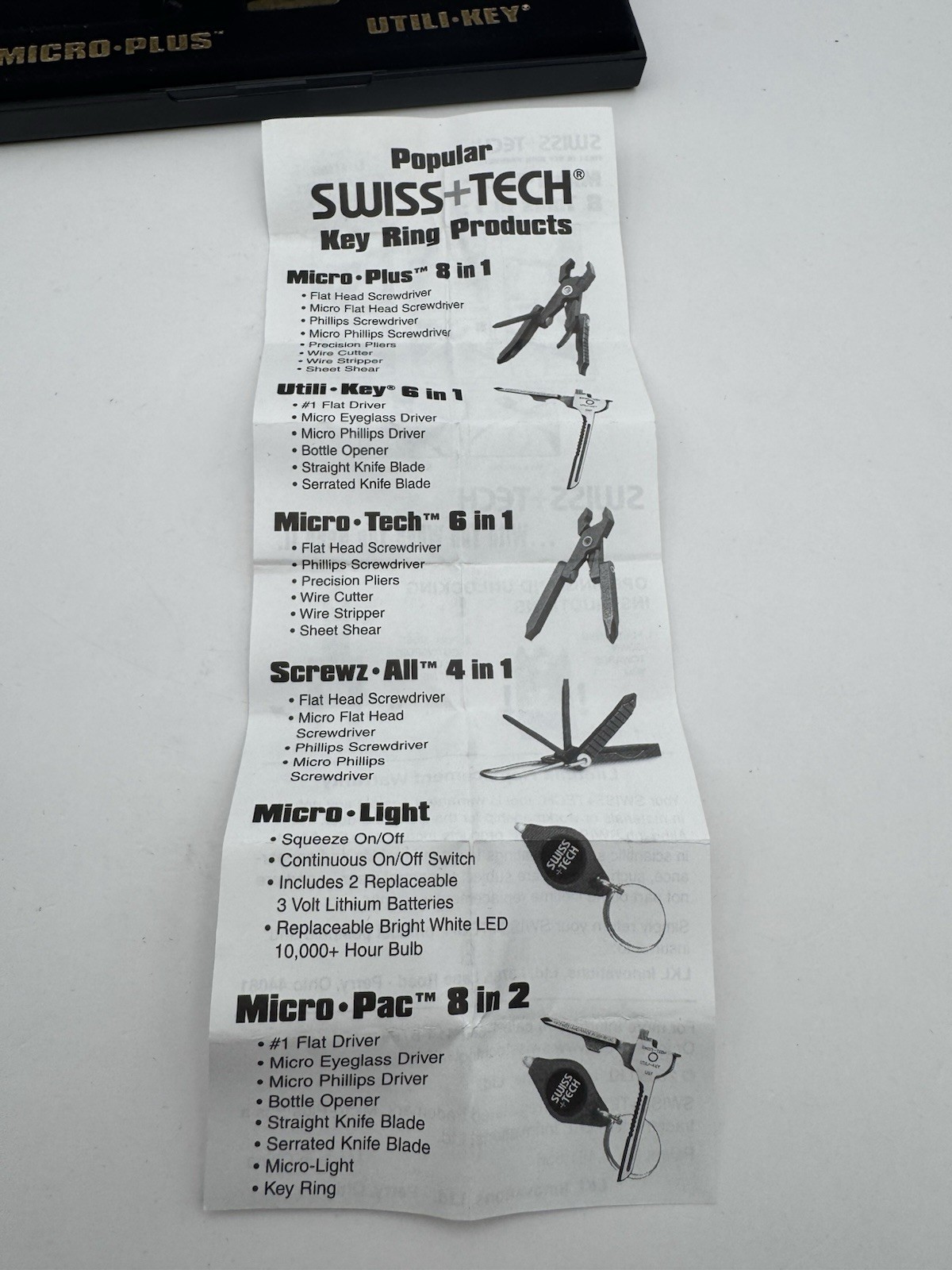 Swiss+Tech Micro-Plus & Utili-Key Multi-tool Box Set