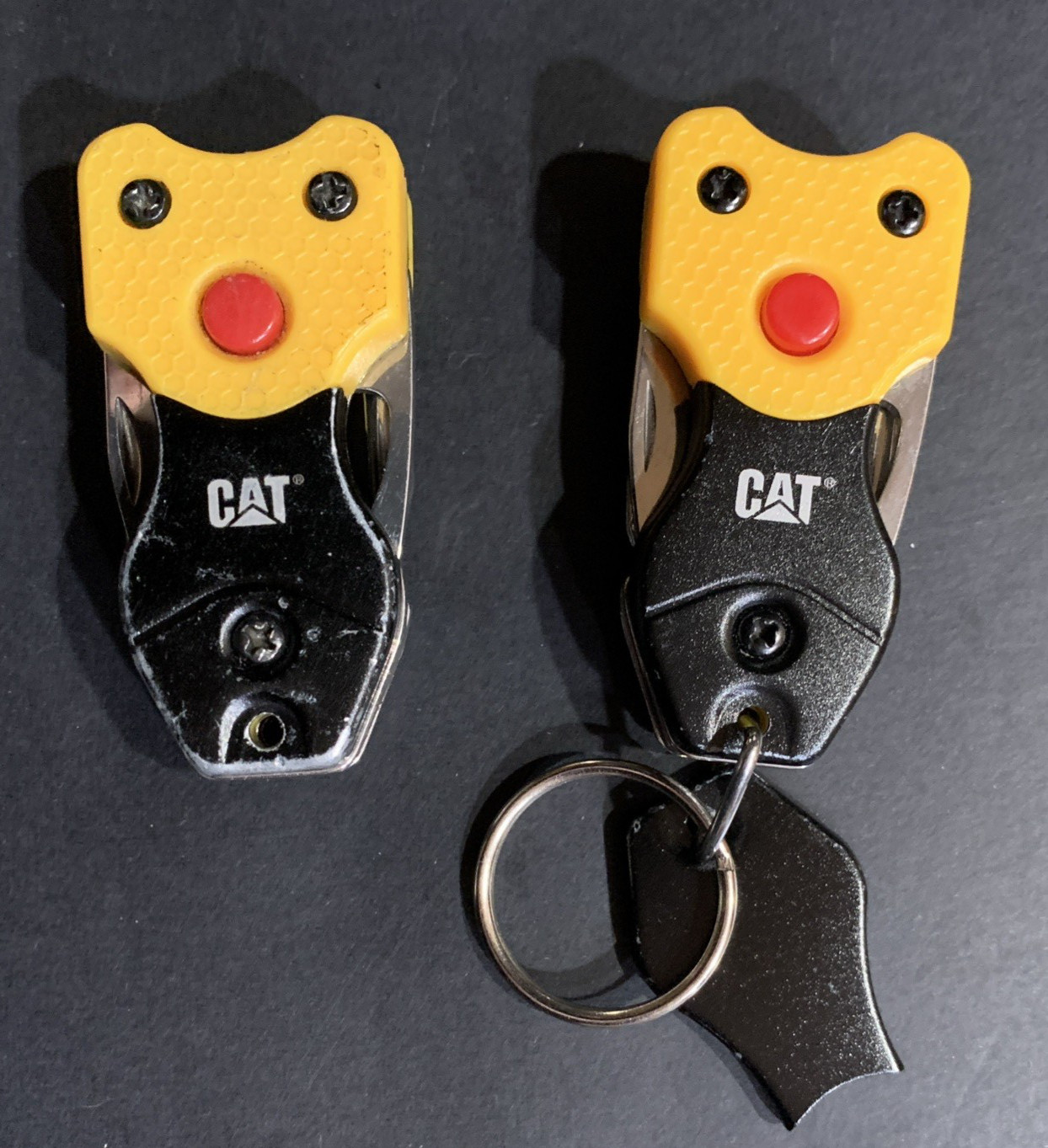 CATERPILLAR CAT MUlTI-TOOL With Sheaths Lot Of 2 NEW & USED