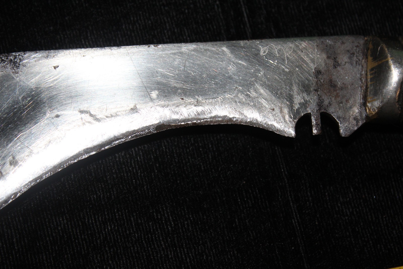 GURKA Curved Knife 12″ End to End Handmade in India Needs TLC AO4075643
