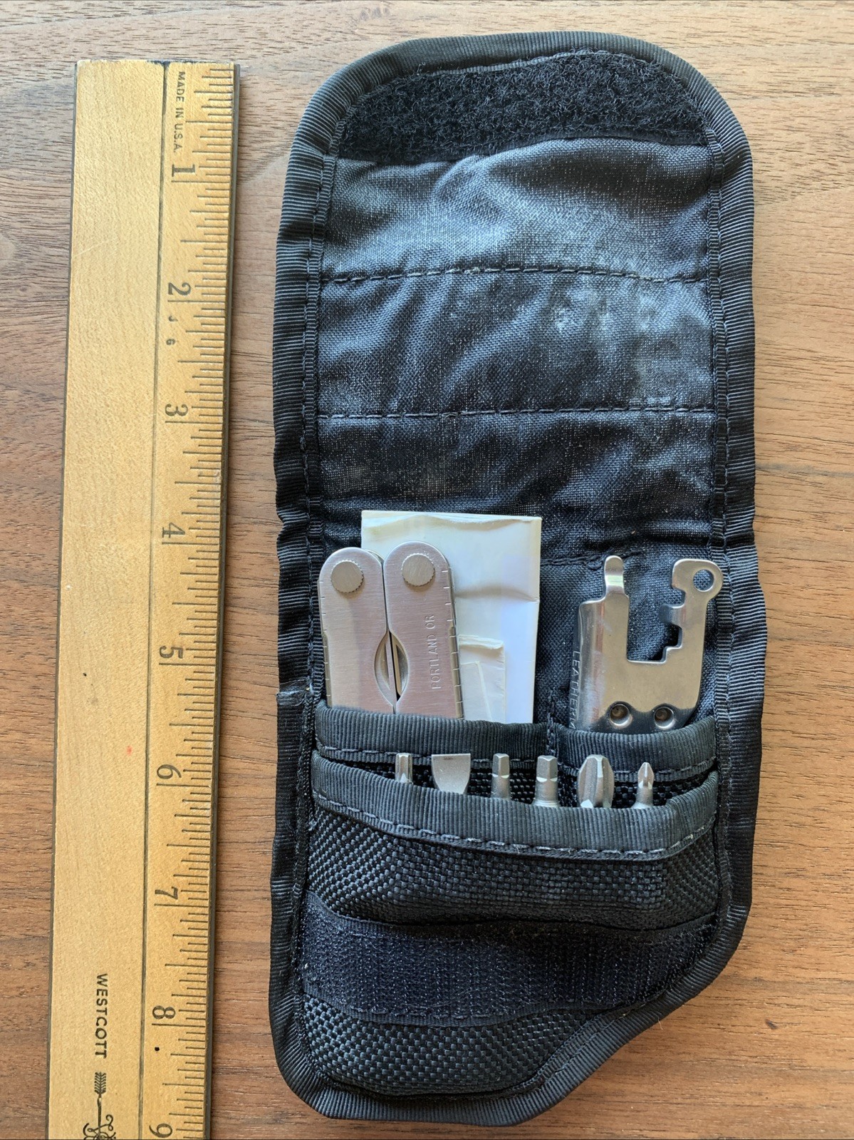 Leatherman PST Multi-Tool Tool Adapter Bits Nylon Sheath USA