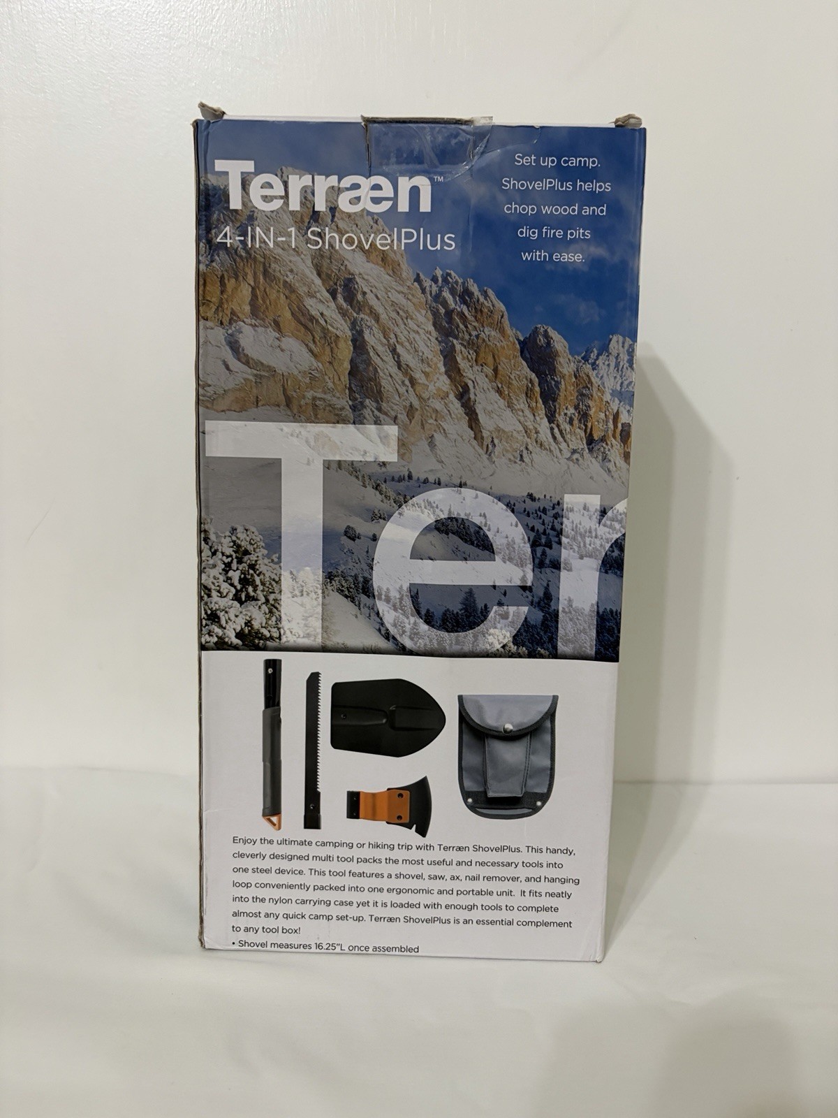 Terræn 4-in-1 ShovelPlus camping/hiking tools