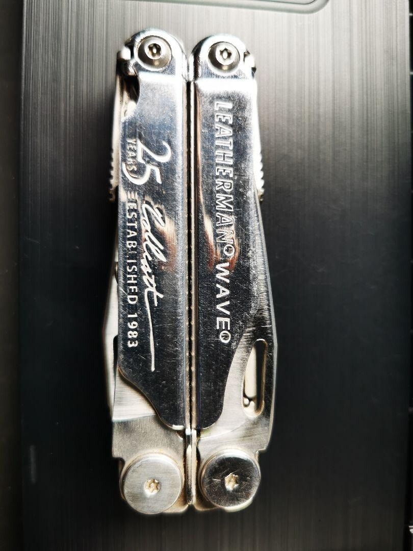 Wave 25Years 2008Model Leather Man Multi Tool Rare Used