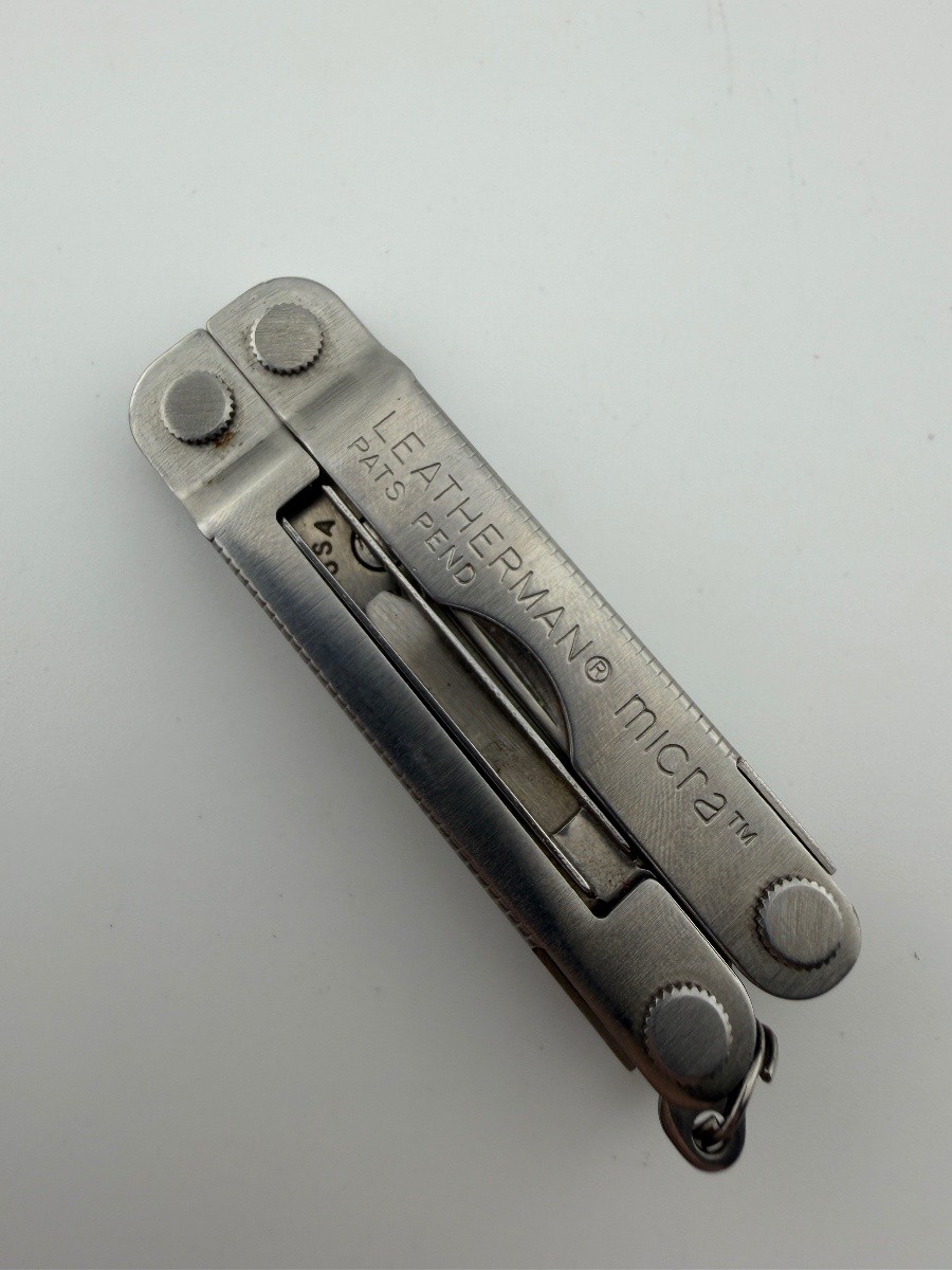Leatherman Micra Keychain Multi-Tool Stainless Steel Compact 2.5in Closed