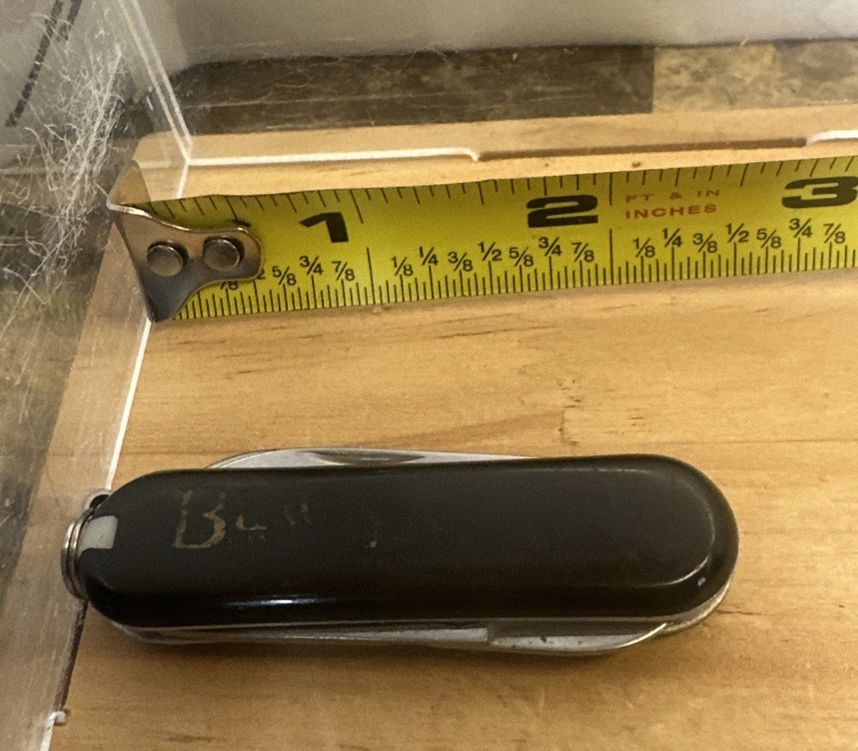 Classic SD 7 Functions Dark Illusion Swiss Army Pocket Style Knife 2.5” Closed