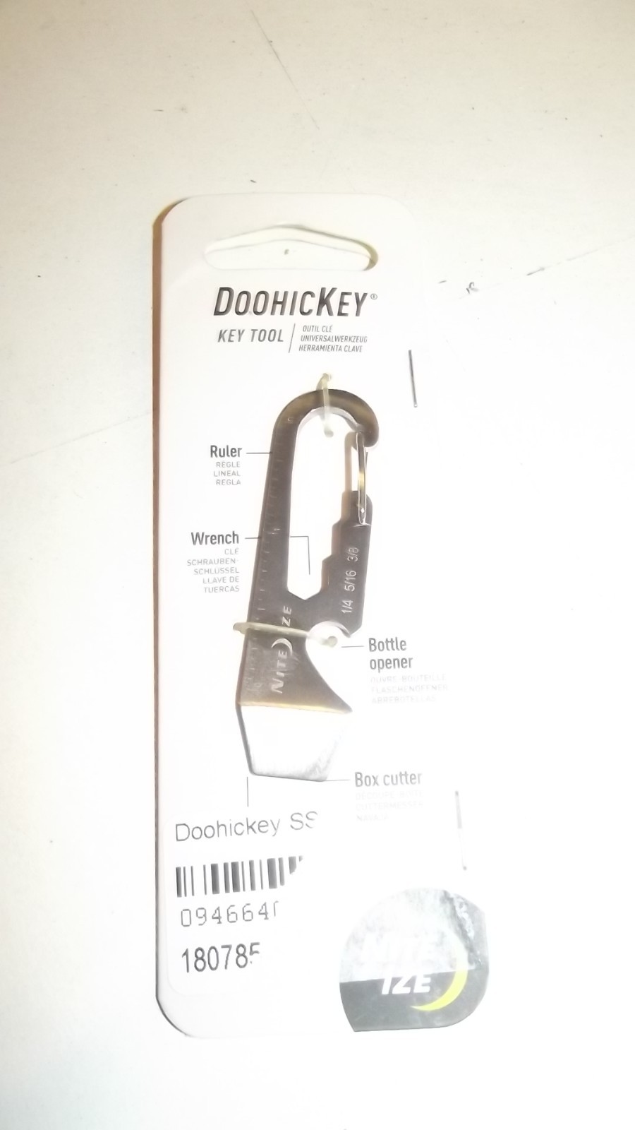 Nite Ize Doohic Key Tool Stainless Steel Keychain Multi-Tool KMT-11-R3 NEW ST15B