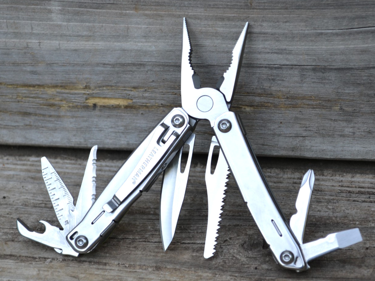 Leatherman SideKick Stainless Steel Green Multi-tool Knife Pocket Clip-New Other
