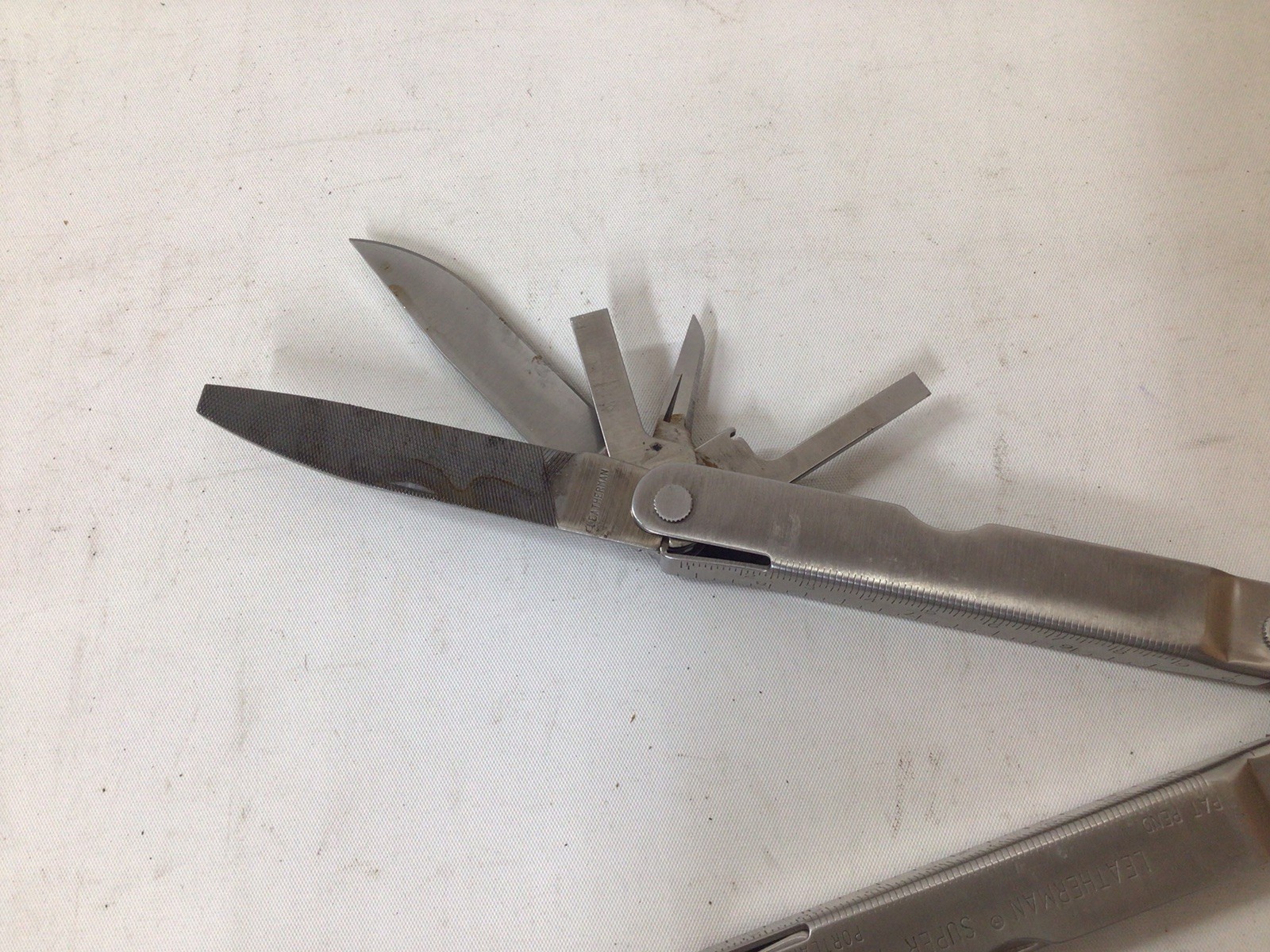 Vintage 1997 Leatherman Super Tool With Original Leather Sheath MADE IN USA