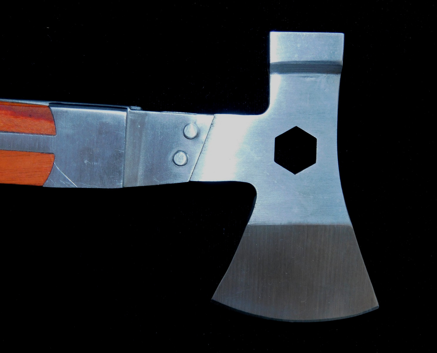 Multi-Tool Unused Stored 6″ Wood Handle Hatchet Blades Screwdriver Hammer File++