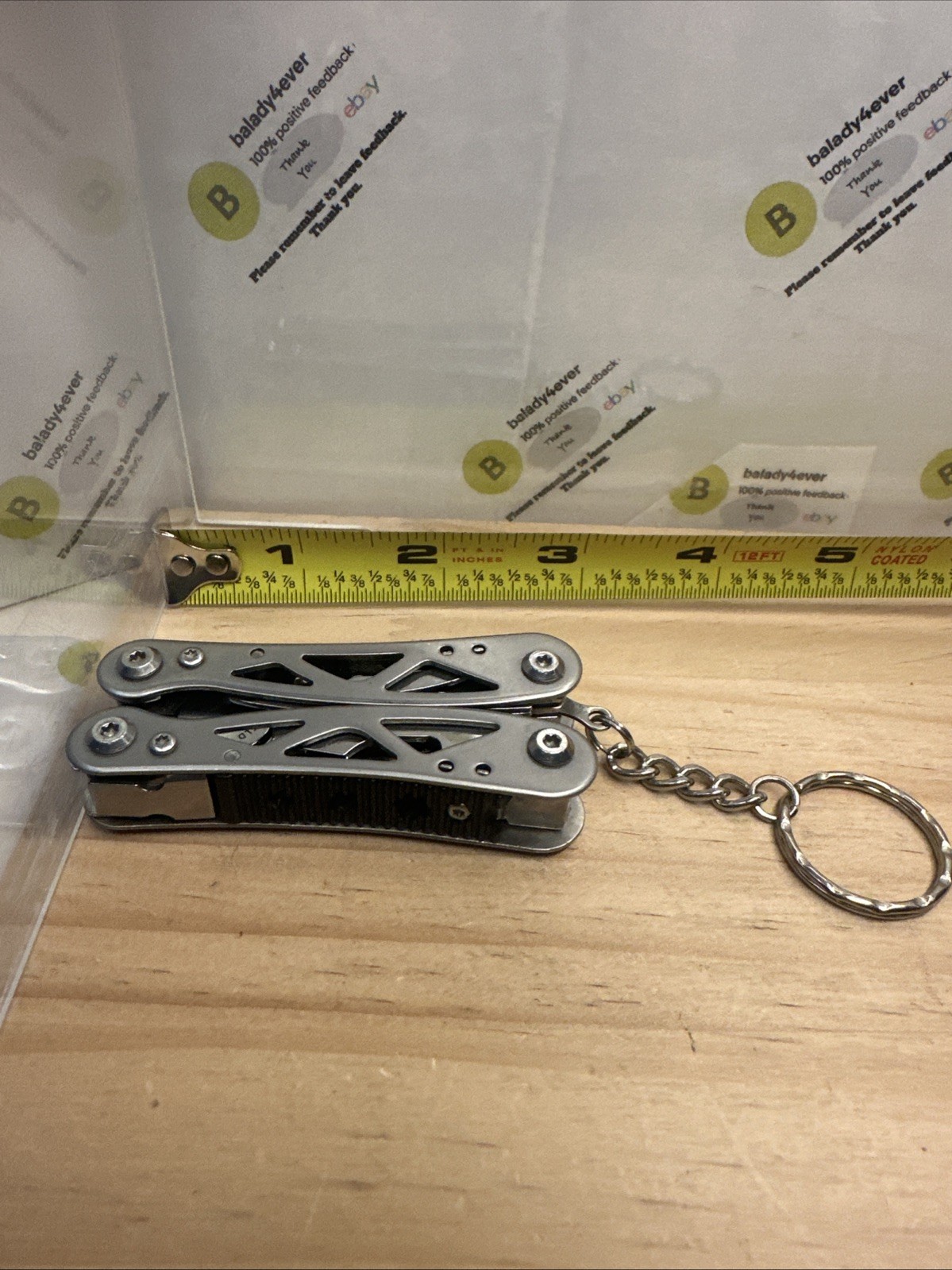 Sheffield 12-in-1 Mini Multitool Key Chain Folding Pocket
