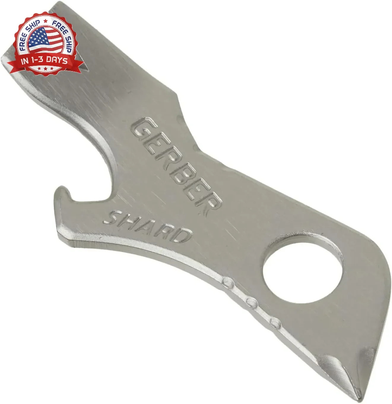 Gerber Gear Shard 7-in-1 Keychain Multitool – Screwdriver, Bottle Opener, EDC Co