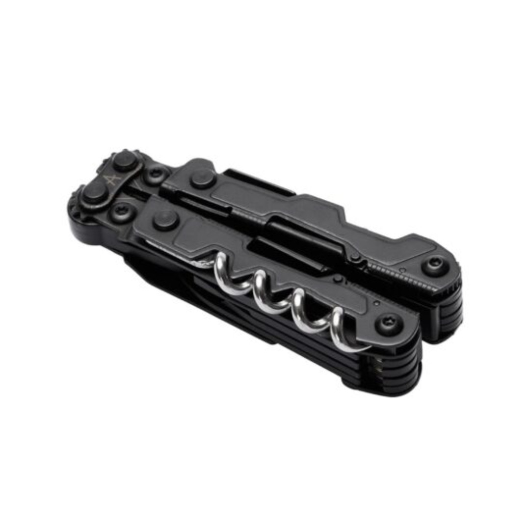 SOG PL1002CP PowerLitre 19-in-1 Mini Multi-Tool Black Oxide Pocket Tool w/ Clip