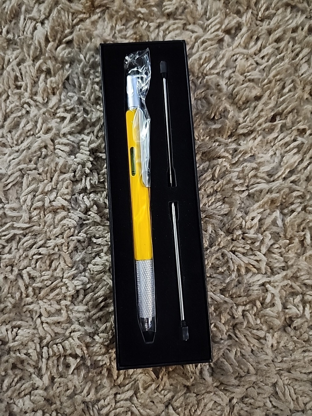 Gifts for Men, 6 in 1 Multitool Pen, Ruler, Level, Screwdriver, And More!!!
