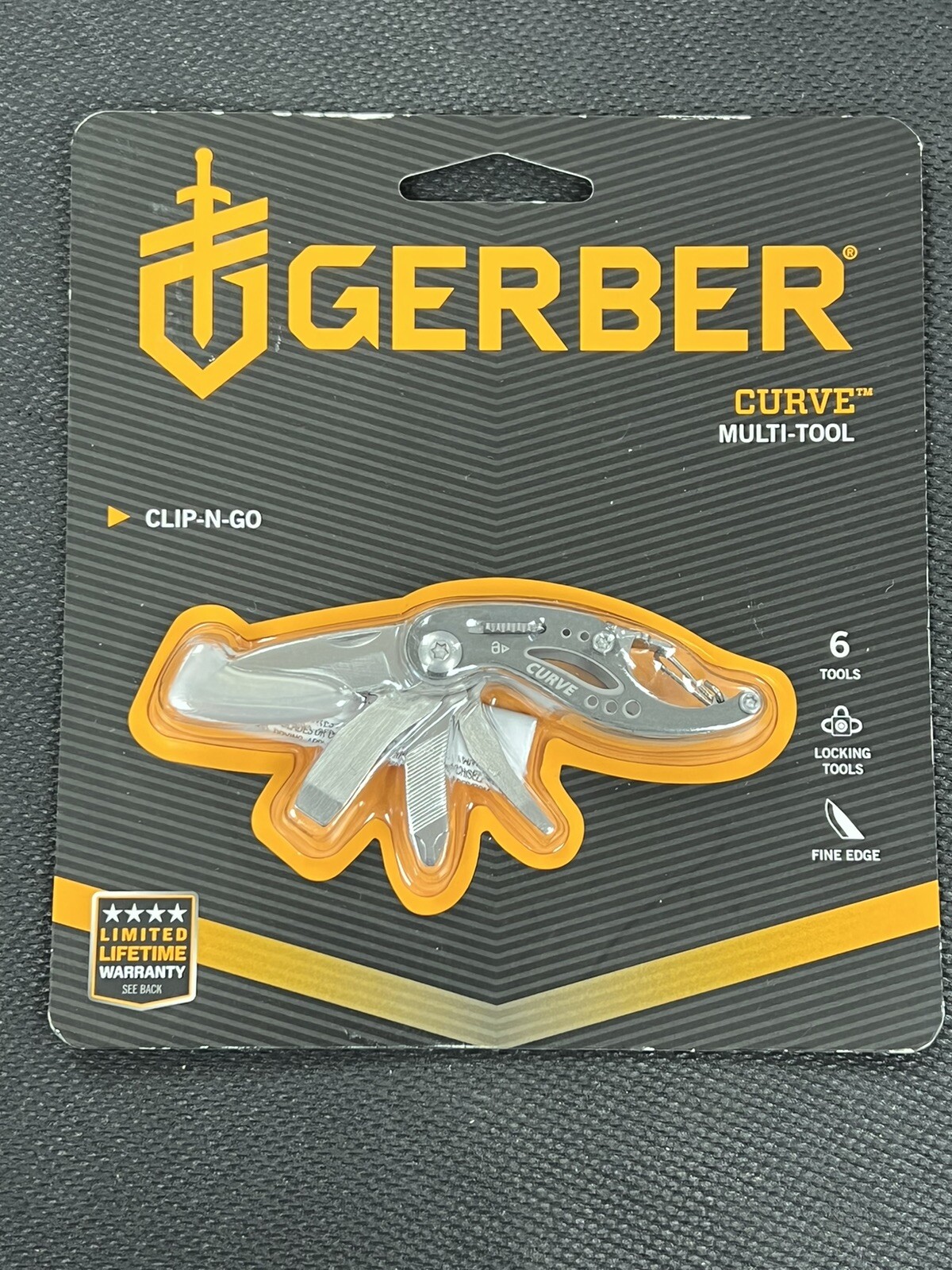 Gerber Curve Multi-Tool Folding Knife, 7 Tool, Function, Stainless NEW
