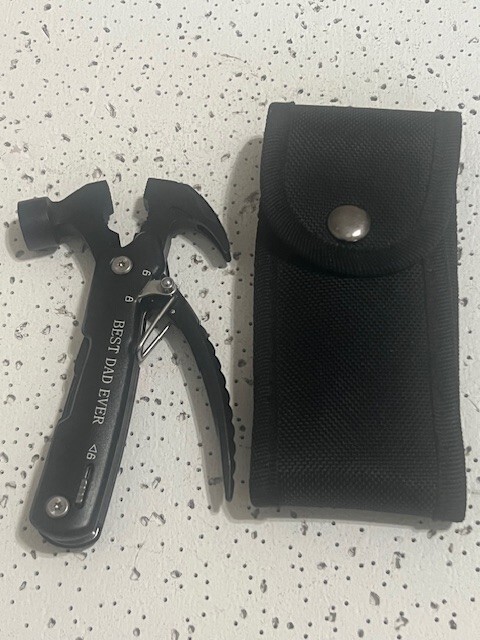 Multi-Functional life Saving Claw Hammer Car Survival Tools Black with Sheath —