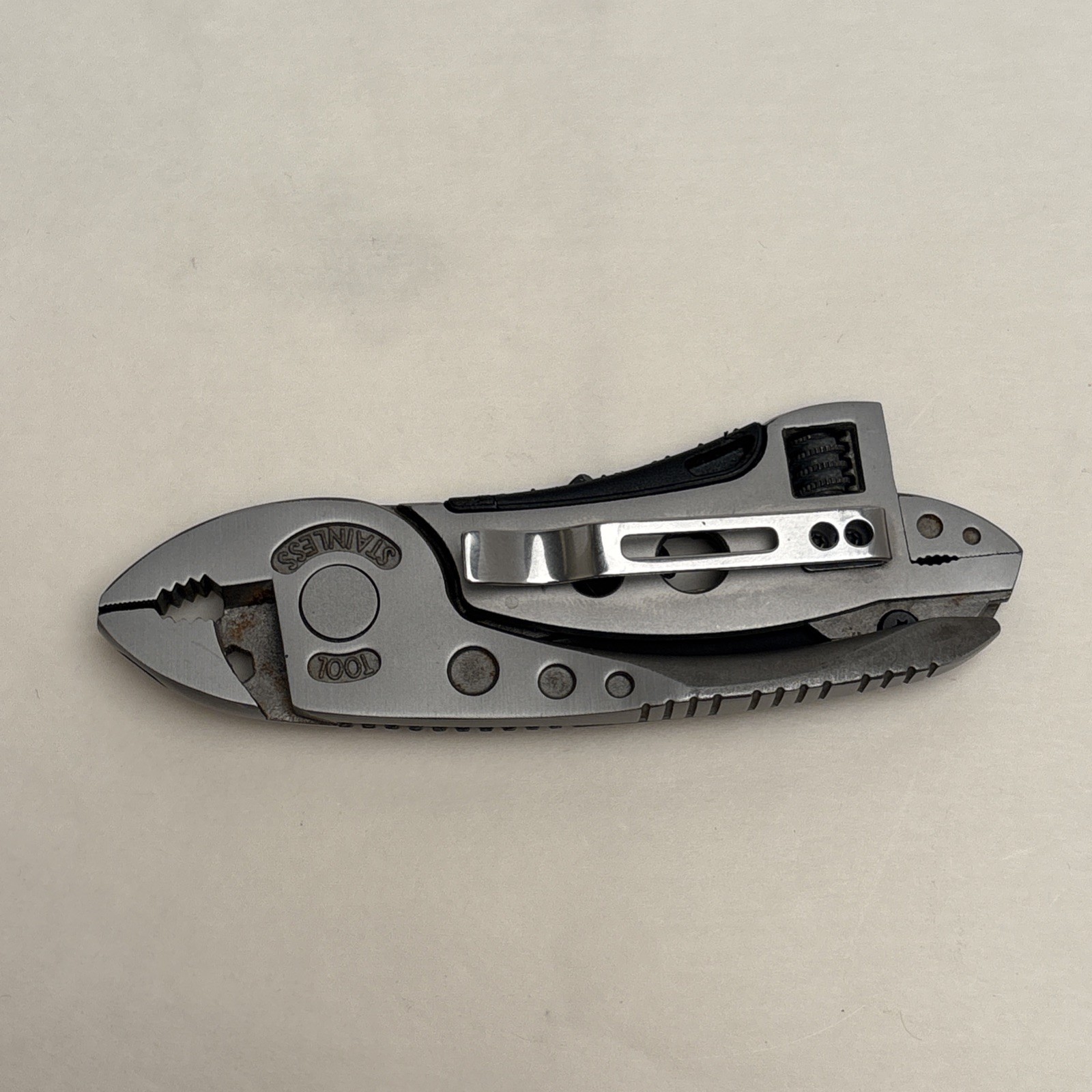 ABKT Multi Tool Set Adjustable Wrench Screwdriver Pliers Knife Survival Gear