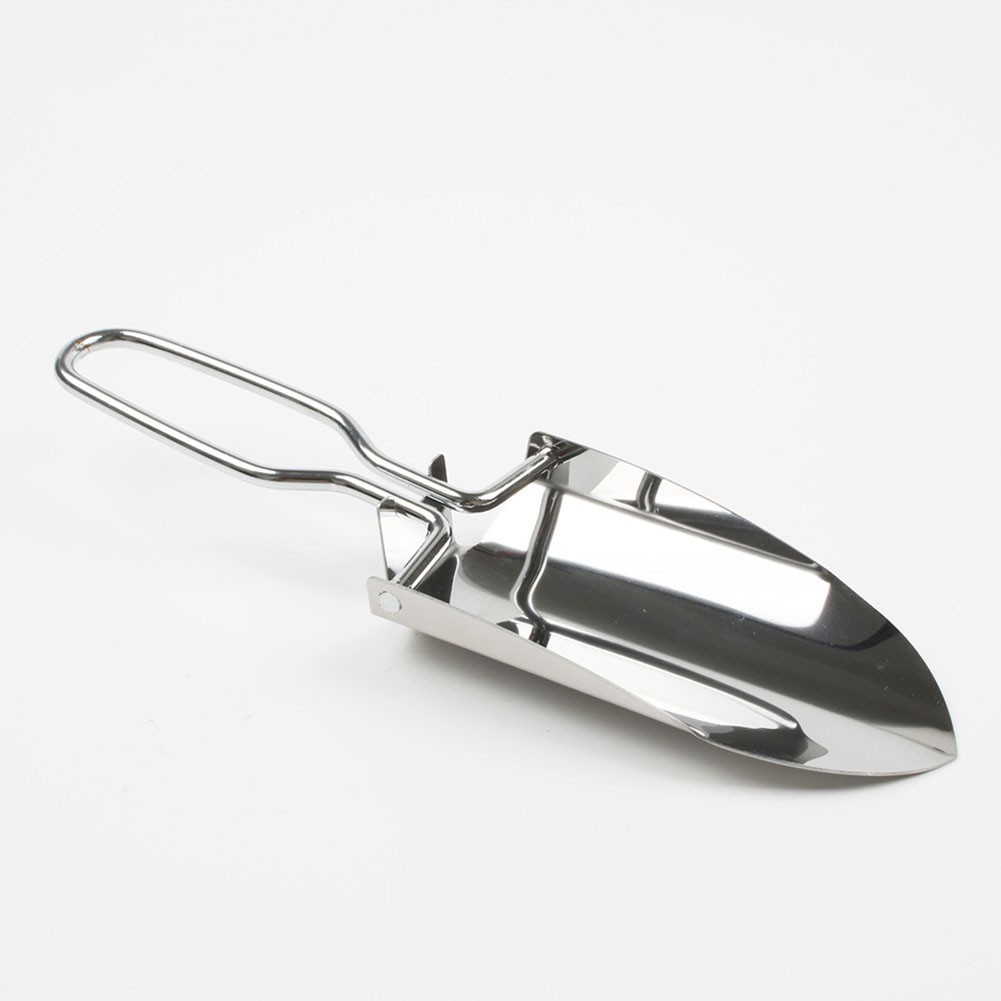 Foldable Camping Spade Tool Stainless Steel Construction Portable Design