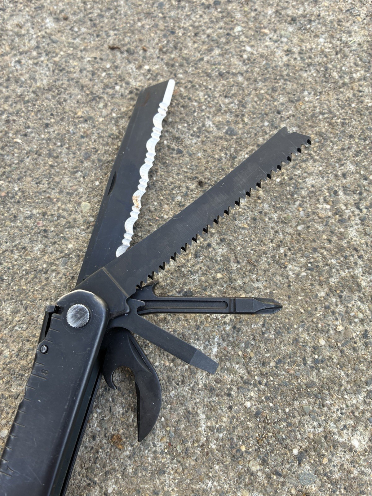 Black Oxide Leatherman Core Multitool Knife Lot wtfh Rare Cap Crimper Pliers
